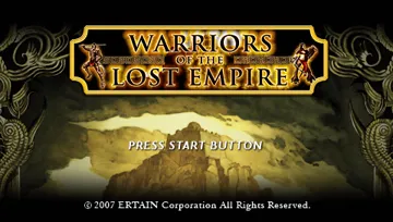 Warriors of the Lost Empire (EU) screen shot title